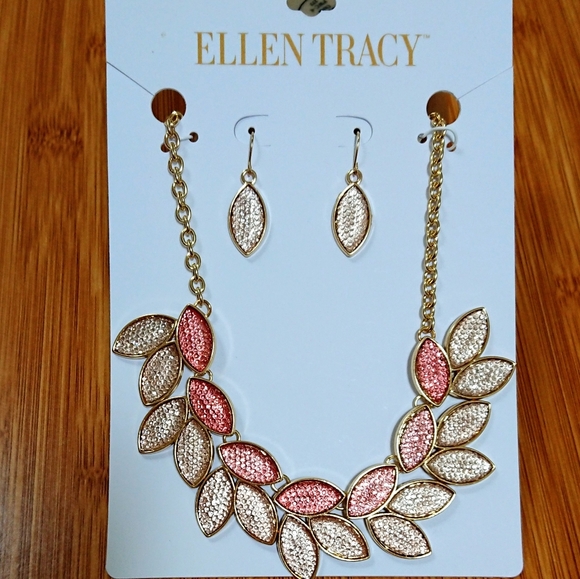 Ellen Tracy Necklace & Earring set - Picture 5 of 16
